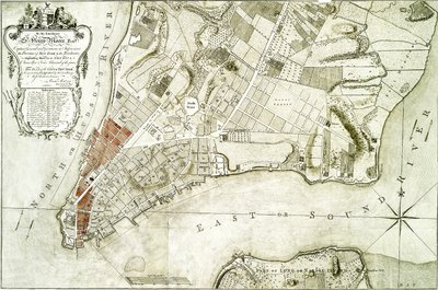 A 1776 Map by Bernard Ratzer